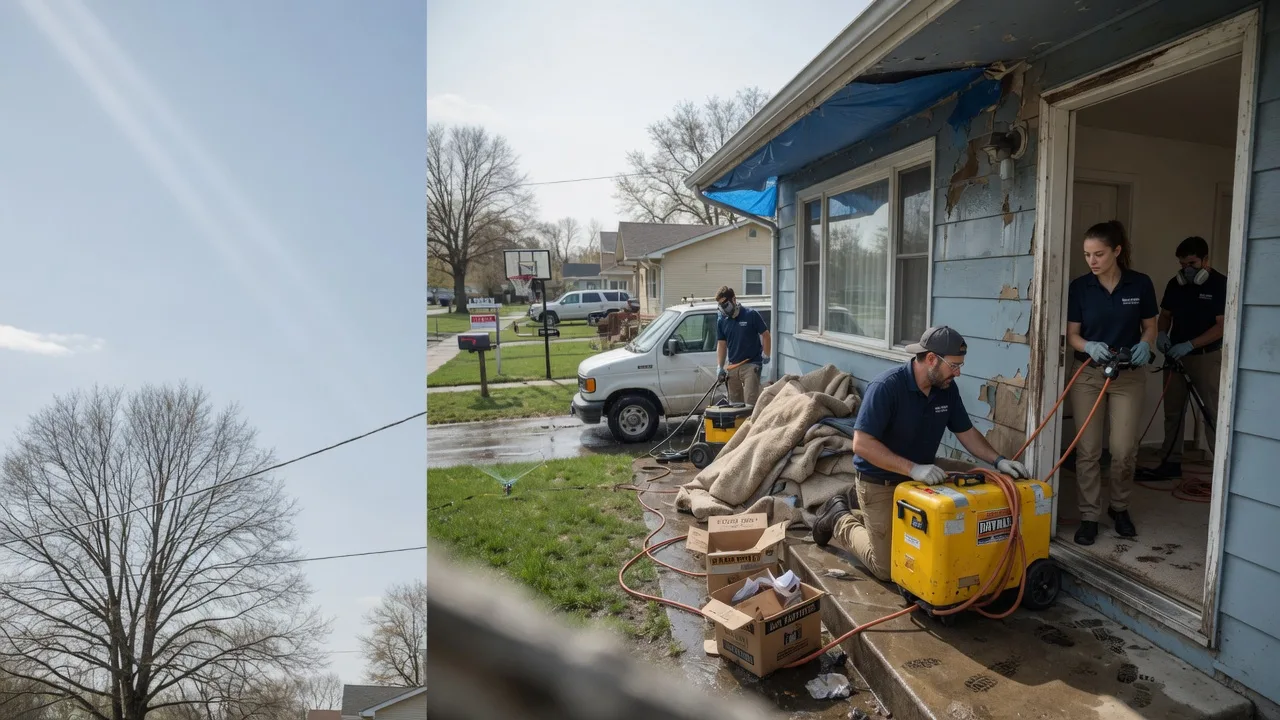 Basement Flood Cleanup in Clendenin, WV near me